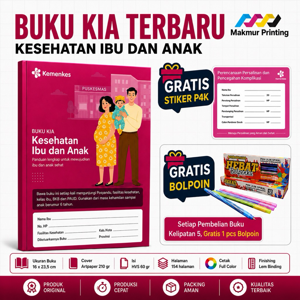 BUKU KIA EDISI TERBARU | Buku Ibu Hamil