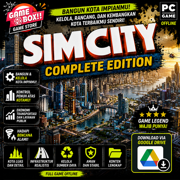 PC GAMES SIMCITY COMPLETE EDITION