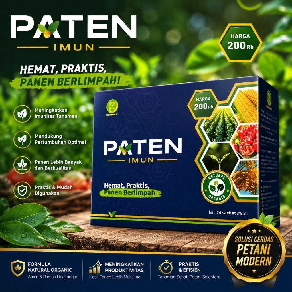 Pupuk Paten Imun Renner Pupuk Organik Nano Teknologi