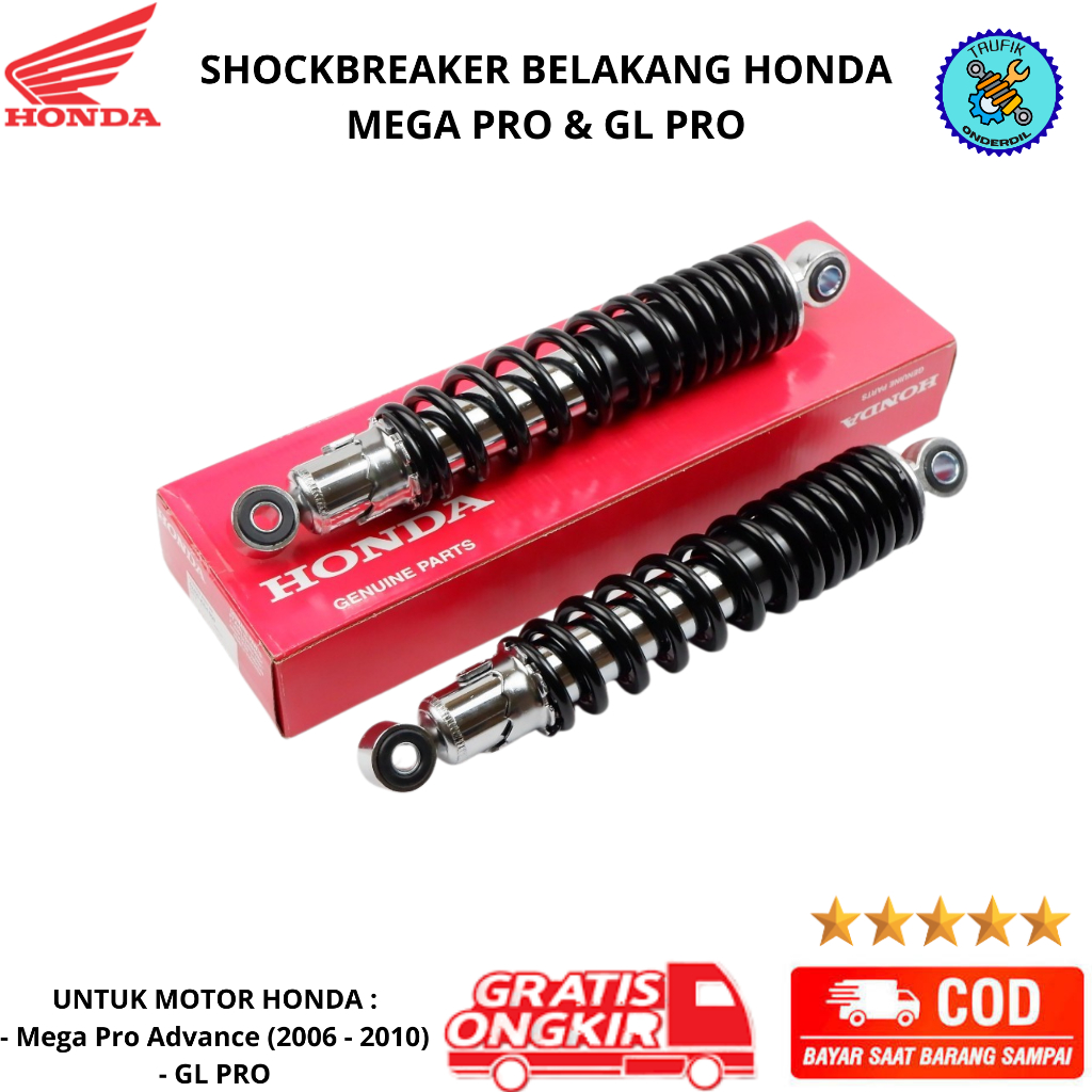ori Shock Belakang Mega Pro - ShockBreaker KEH Honda GL Pro taufiq onderdil motor