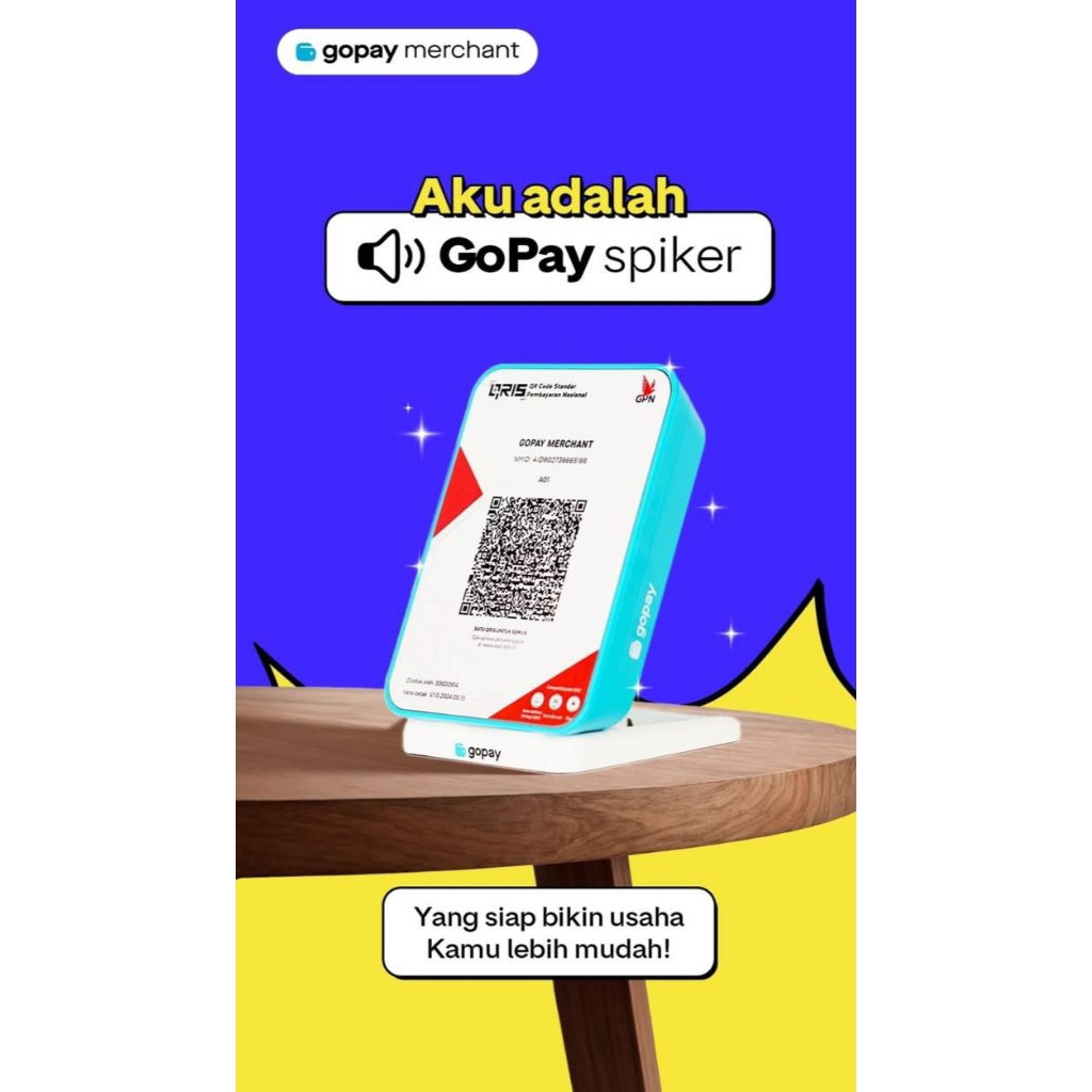 SOUNDBOX QRIS GOPAY SPIKER NEW 2026 (GOPAY SPEAKER INDONESIA) Gratis Ongkir!!
