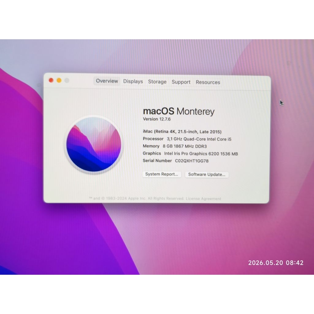 iMac 21.5 4K Retina Late 2015