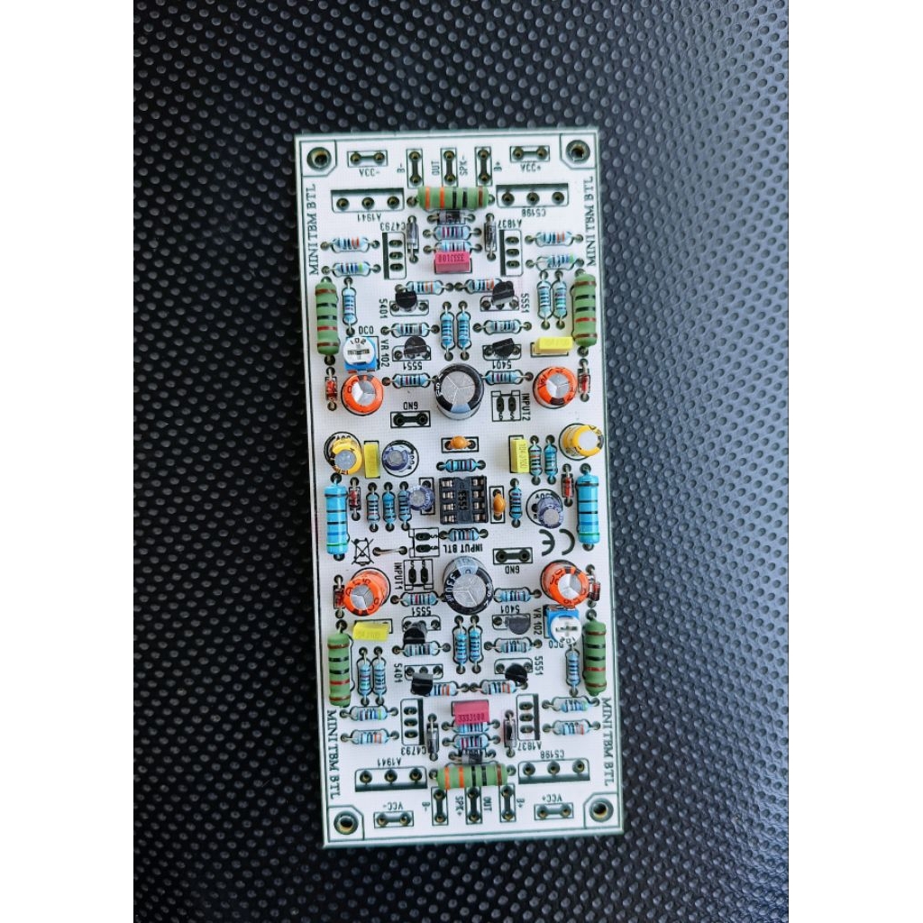 Pcb tbm mini btl ples komponen tanpa transistor driver
