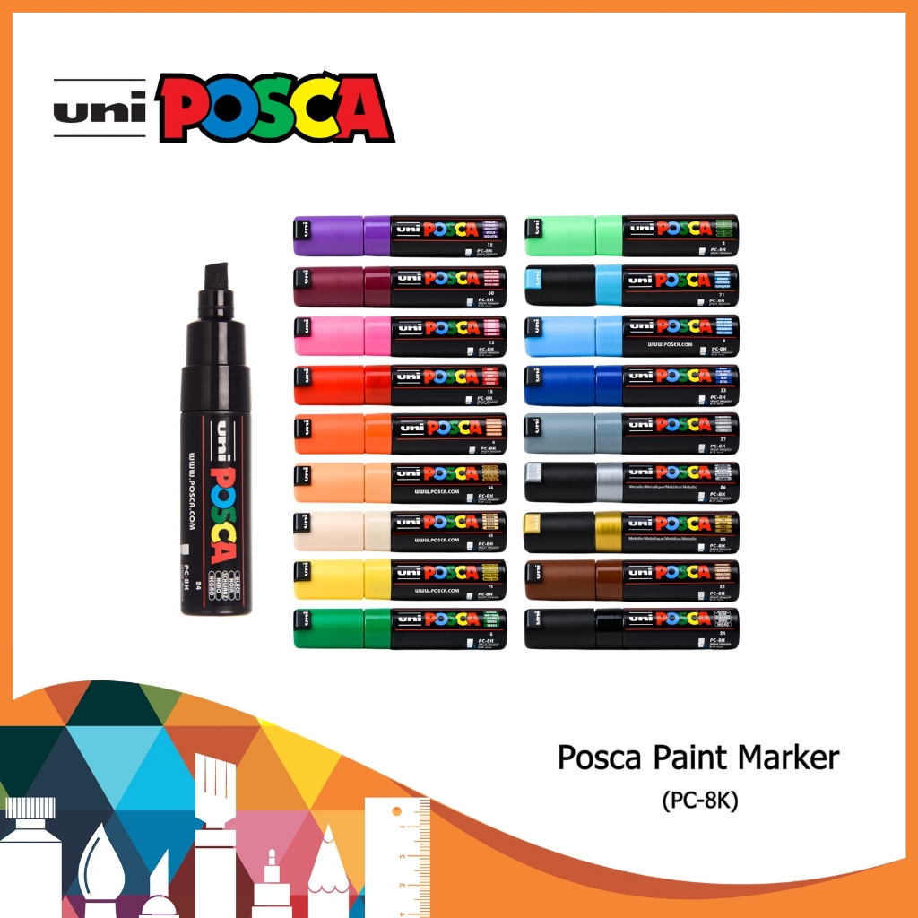 Uni Posca Pc - 8K / Spidol Posca / Posca 8k