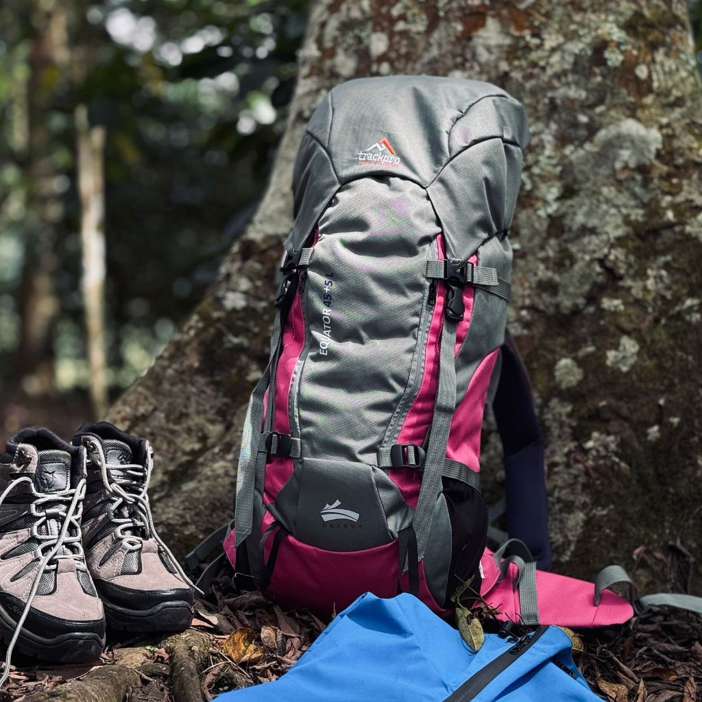 NEW (COD) TAS CARRIER 45 L - TAS CAMPING - TAS RANSEL TRACKPRO EQUATOR FREE RAINCOVER