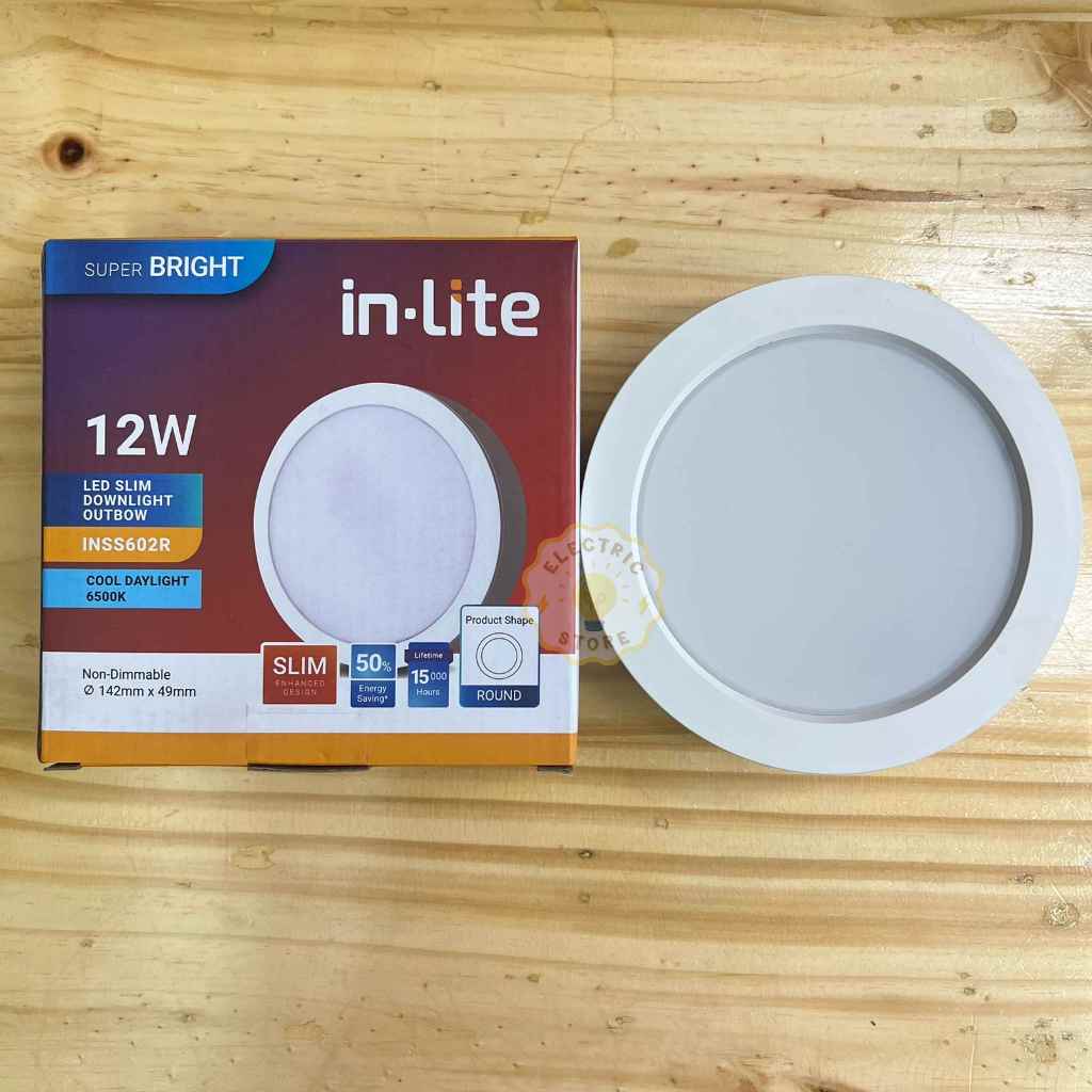 Inlite Downlight LED Slim Outbow INSS602R // Downlight Inlite INSS602R Outbow