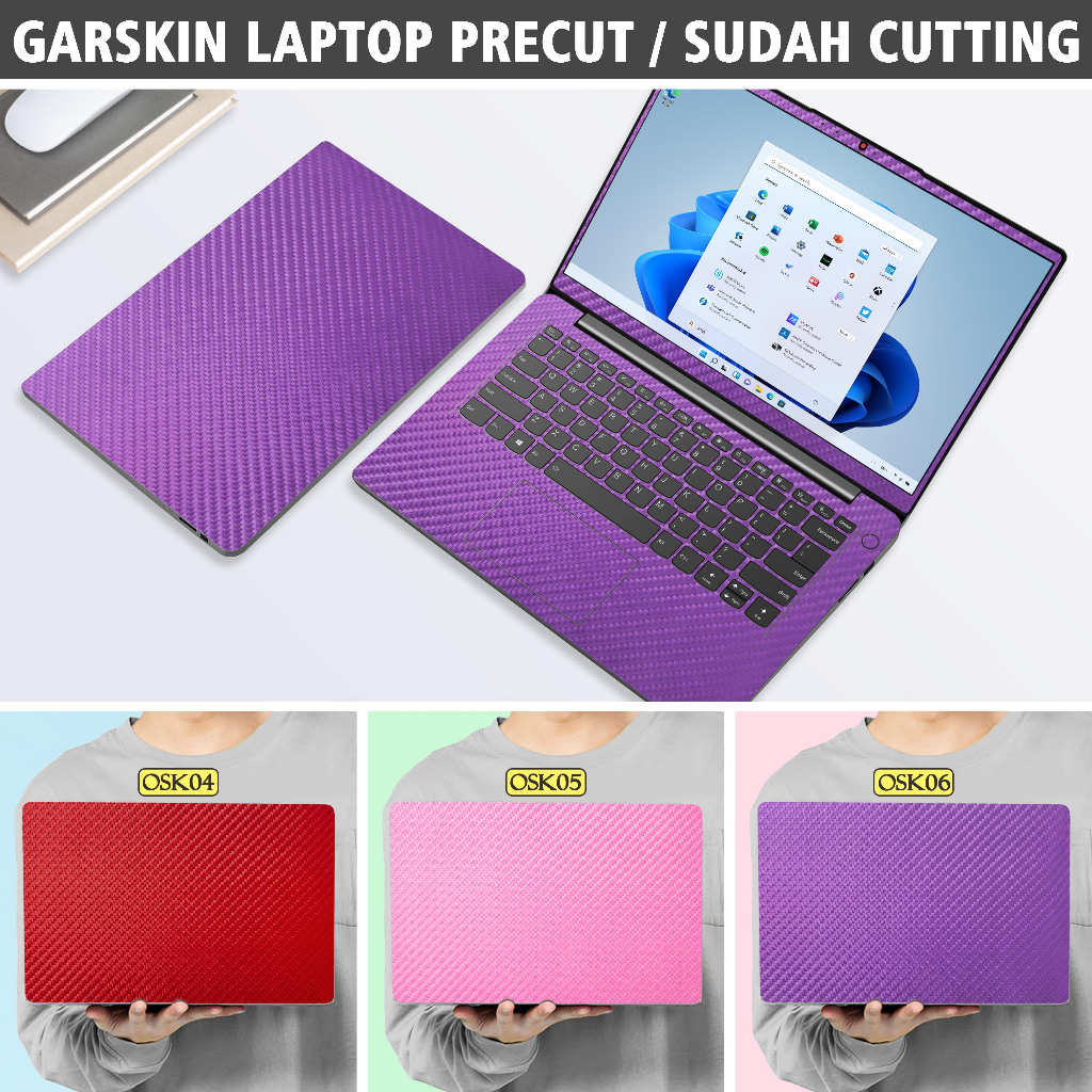 Precut Garskin Sticker Laptop Protector Kompatibel dengan HP Notebook Fullbody Bottom Bezel Palmrest