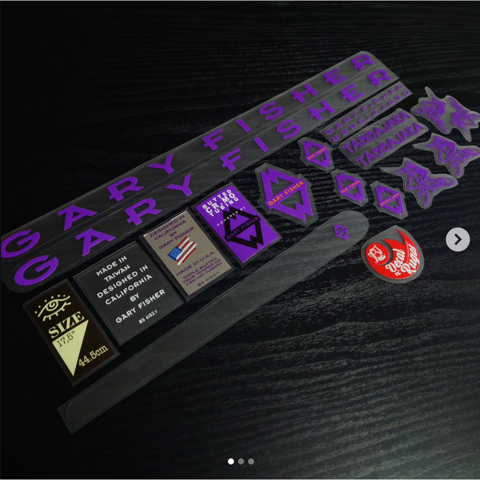 Stiker Decal MTB Gary Fisher Tassajara Custom Color
