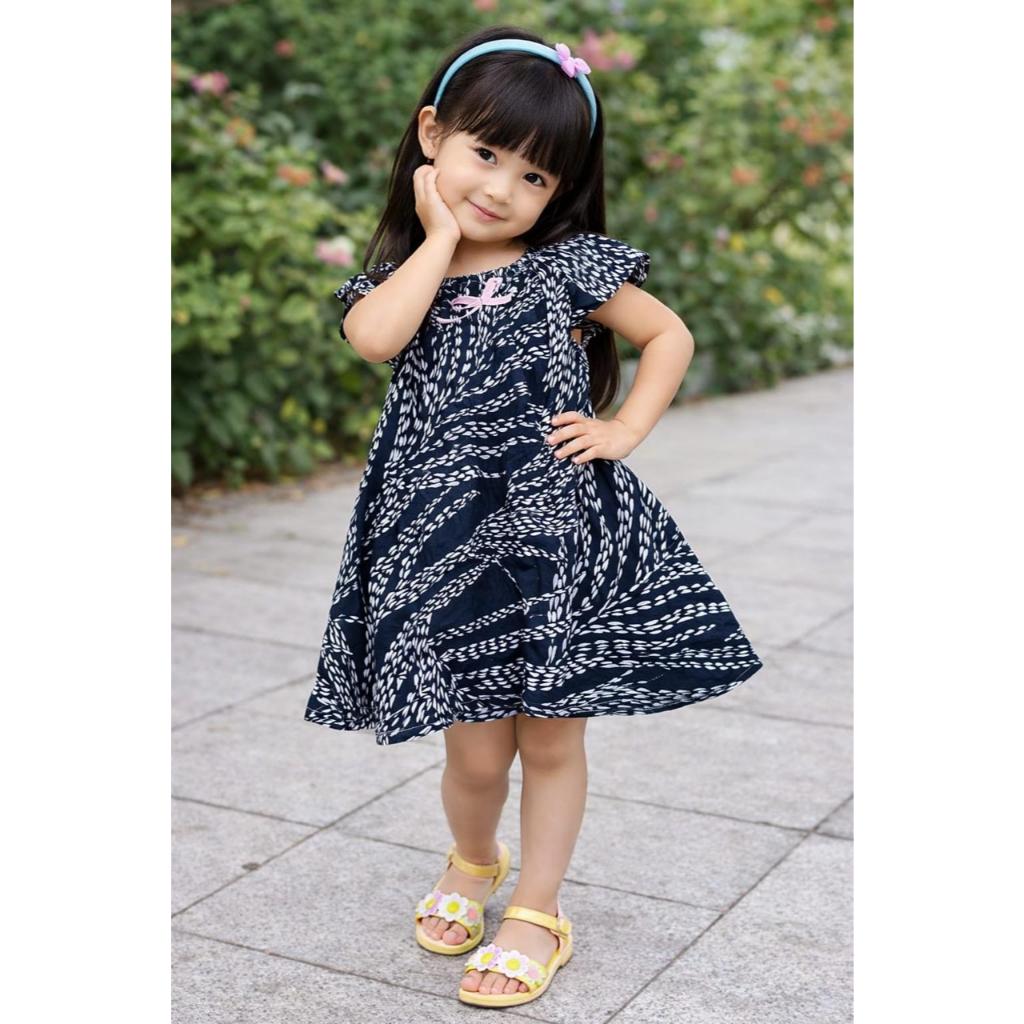 Daster Batik Anak Cewek 5 Tahun/Daster Batik Anak Anak Lengan Panjang Perempuan MurahA72