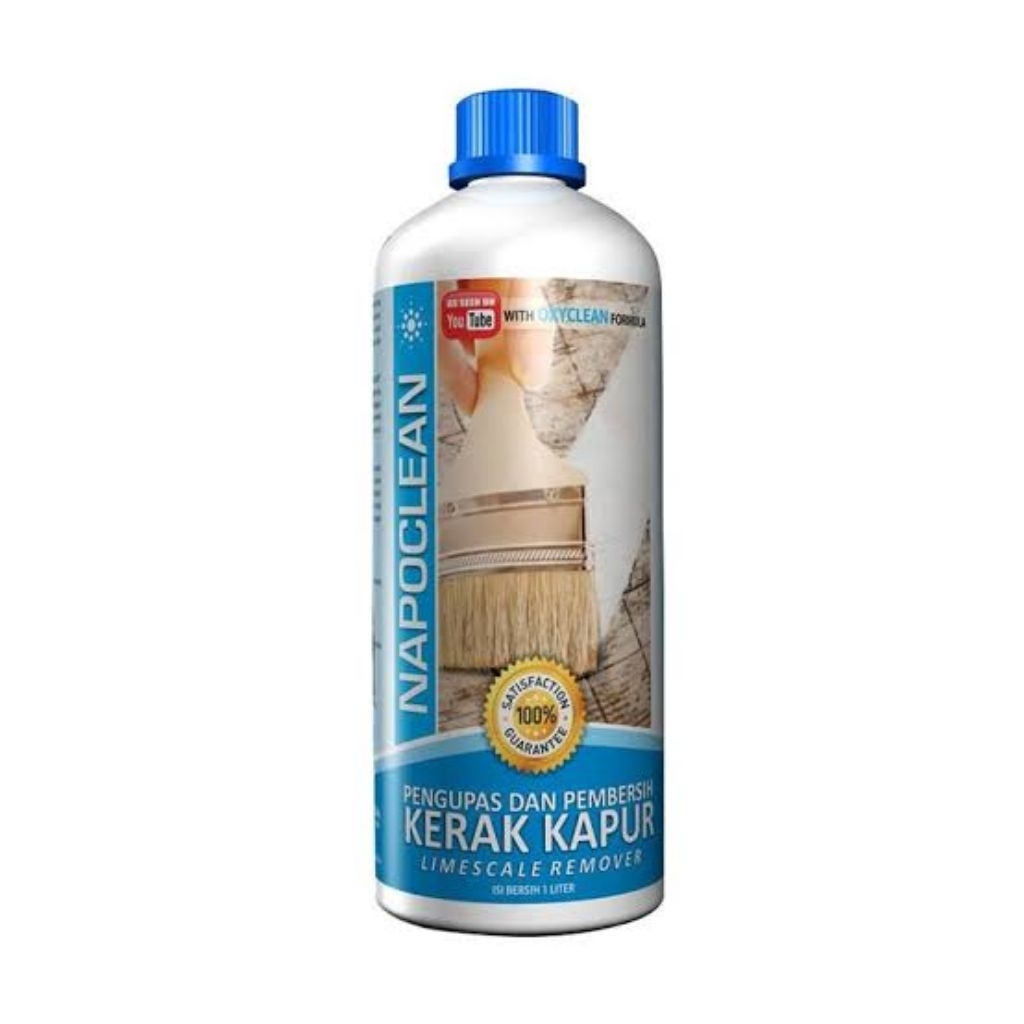 Napoclean biru limescale pembersih sisa semen kapur di keramik