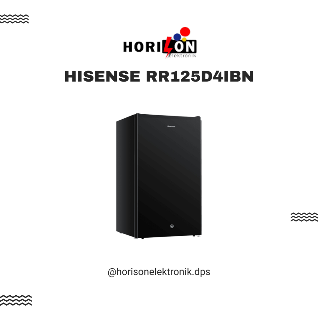 KULKAS 1 PINTU HISENSE RR125D4IBN