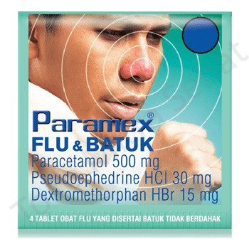 Paramex Flu & Batuk PE Mengatasi Flu dan Batuk (4 Tablet)