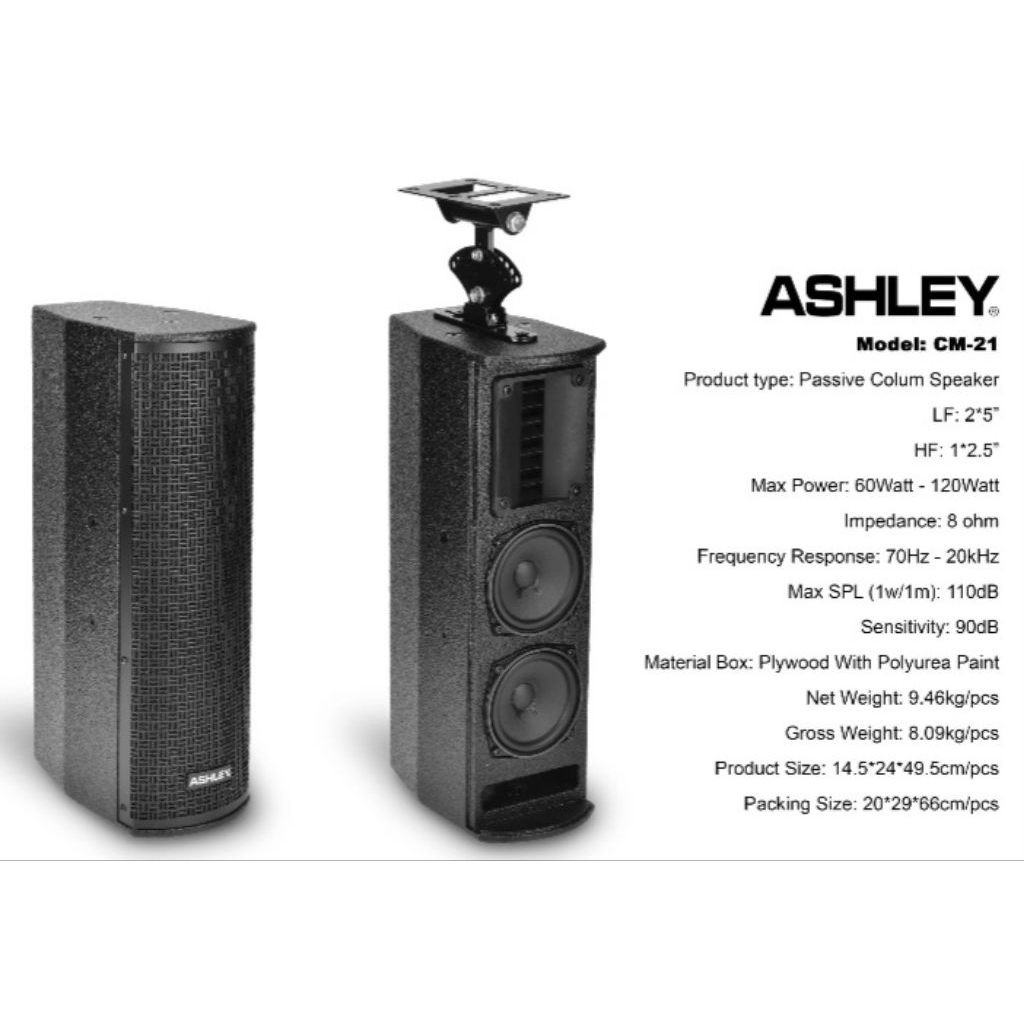 Speaker Column ASHLEY CM 21 Original