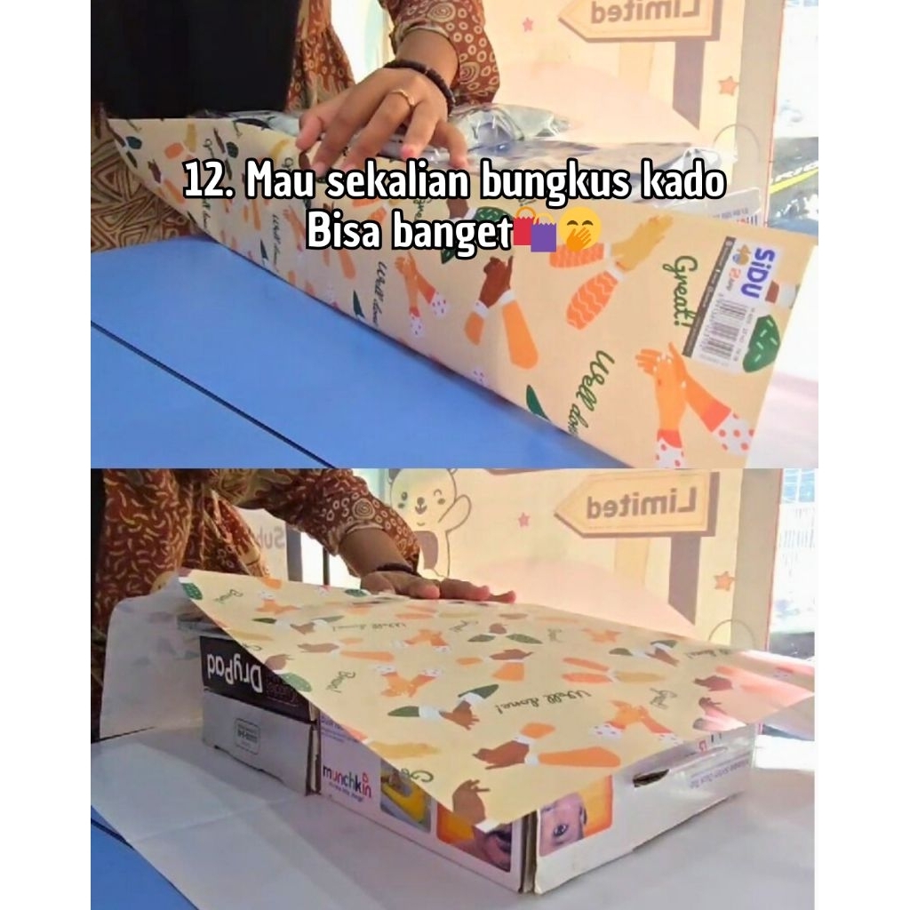 Kertas Kado Motif Lucu