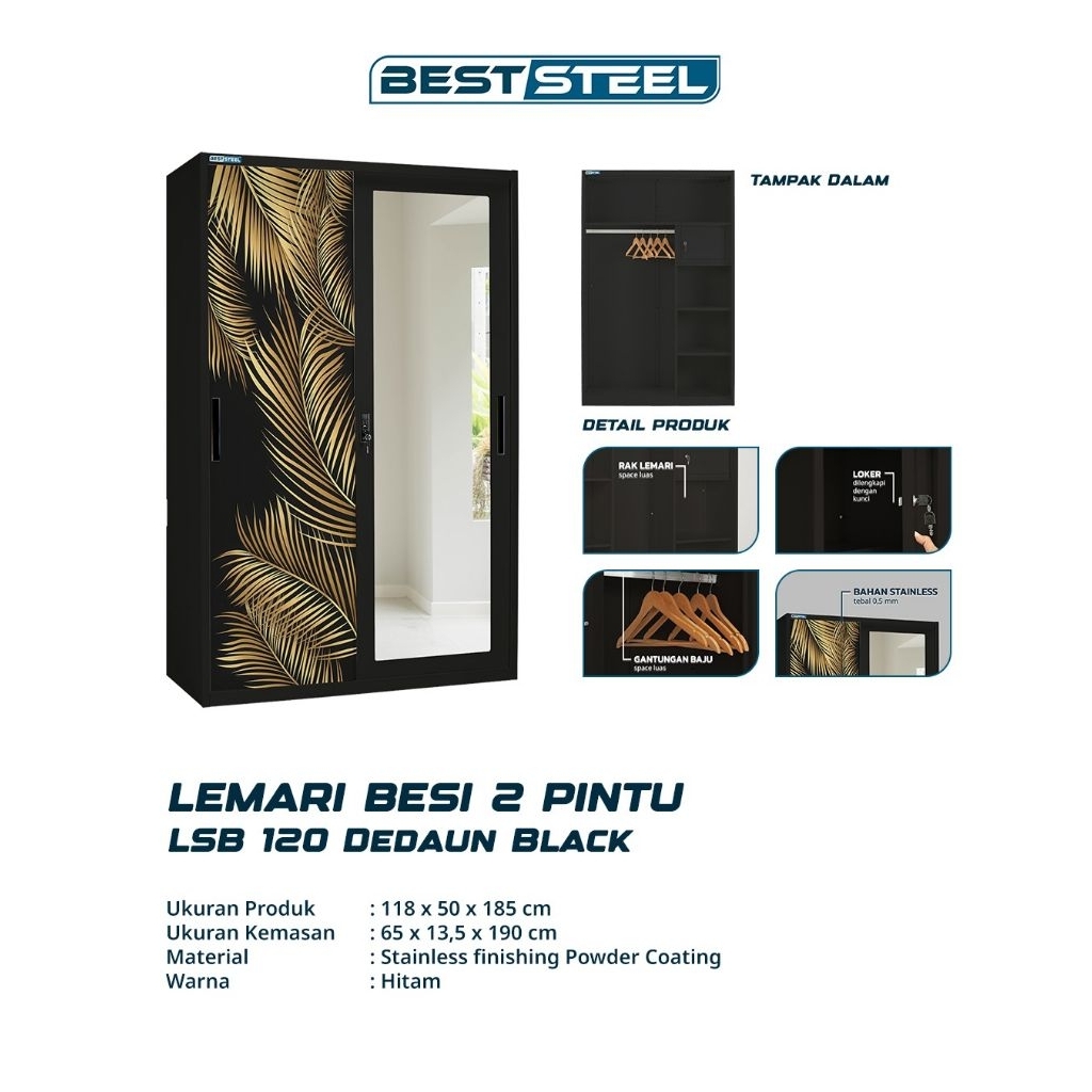 OLYMPIC LEMARI BESI 2P