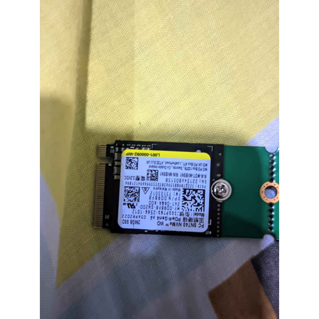 Jual SSD M.2 2230 NVMe WD SN740 256GB Gen 4