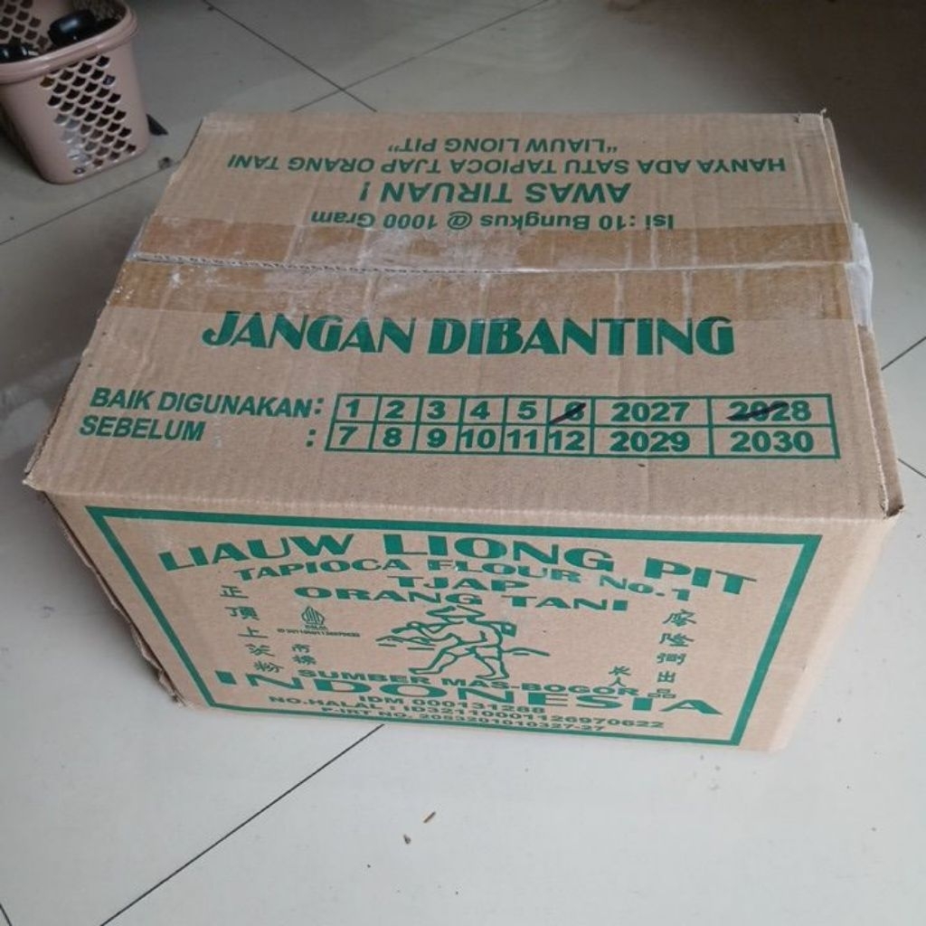 tepung tapioka liauw liong pit 1kg 1dus