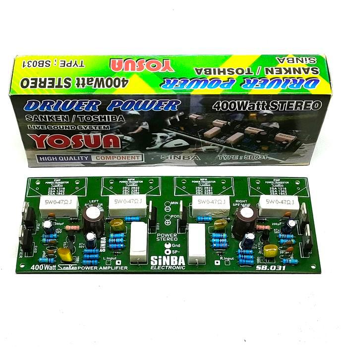 YOSUA DRIVER POWER 400W 400Watt 400 W Watt STEREO SANKEN TOSHIBA