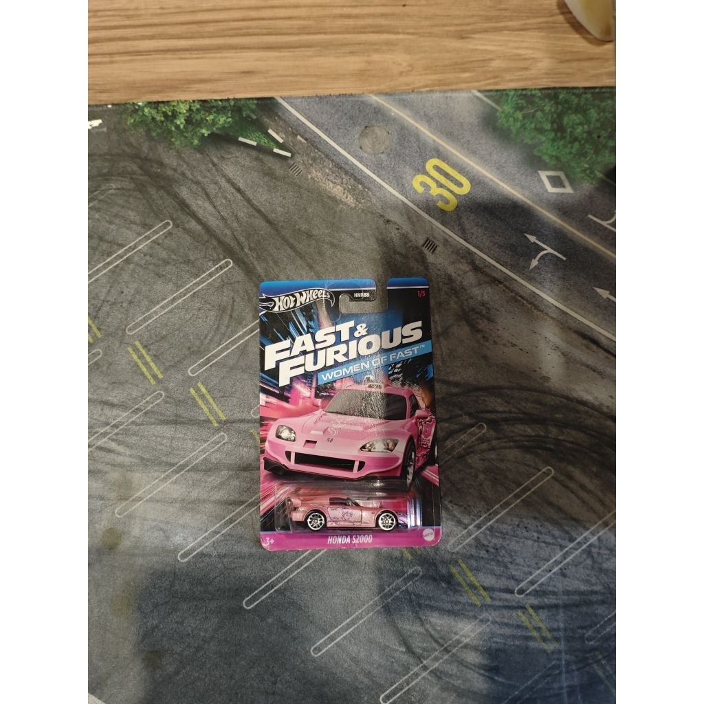 Hotwheels Reguler Silver Series Honda S2000 pink