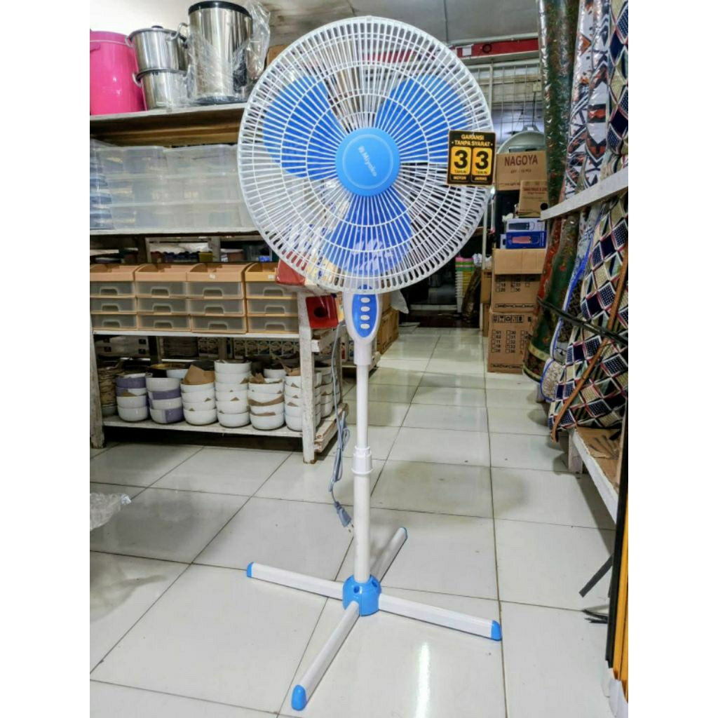 Kipas Angin Stand Fan Miyako Ring Plastik Kas 1618 B