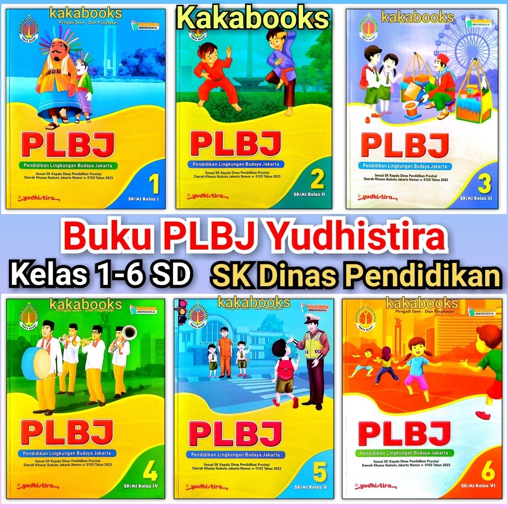 Buku PLBJ Yudhistira SD KELAS 1.2.3.4.5.6 - Sesuai SK DINAS PENDIDIKAN