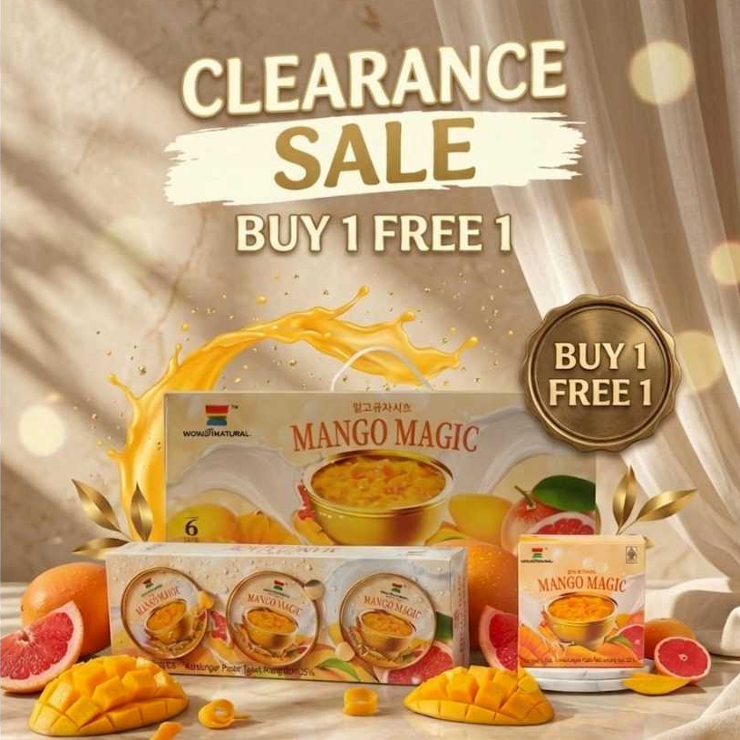 BUY 1 FREE 1 - Wowithnatural - Mango Magic - Mango Pomelo Sago - Healthy Dessert Bowl - Dessert Mang