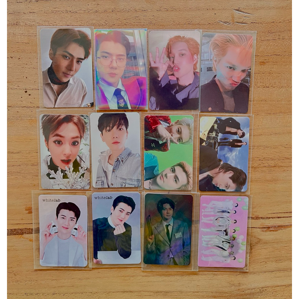 Photocard EXO SEHUN KAI BAEKHYUN EXO SC XIUMIN