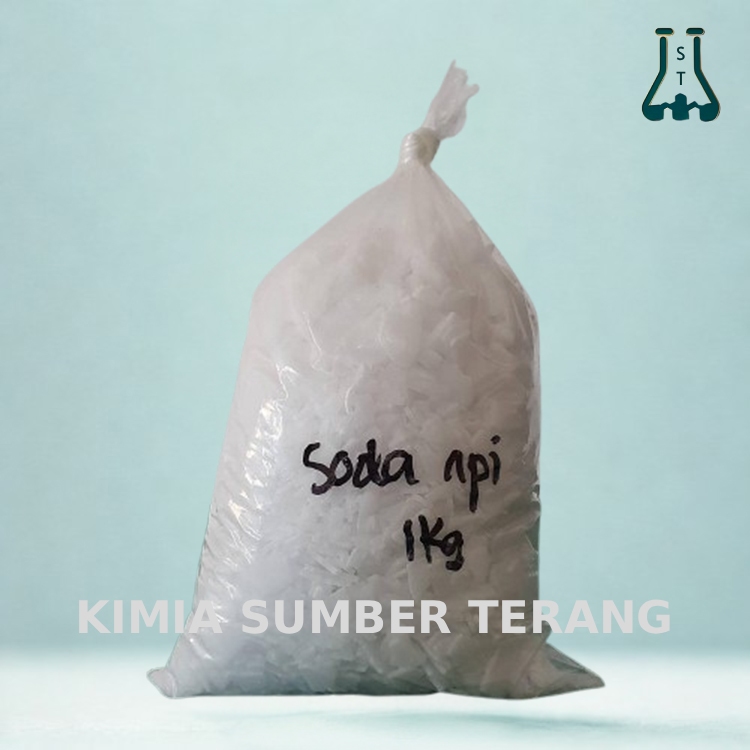 Soda Api Flake / Caustic Soda Flake / NaOH / Natrium Hidroksida - 1 kg