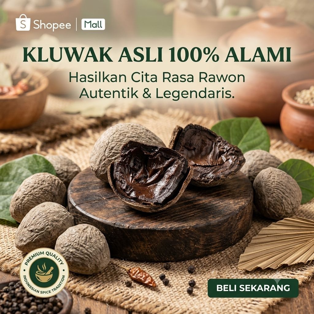 kluwek rawon 1 kg kluwek picung hitam untuk masakan rawon