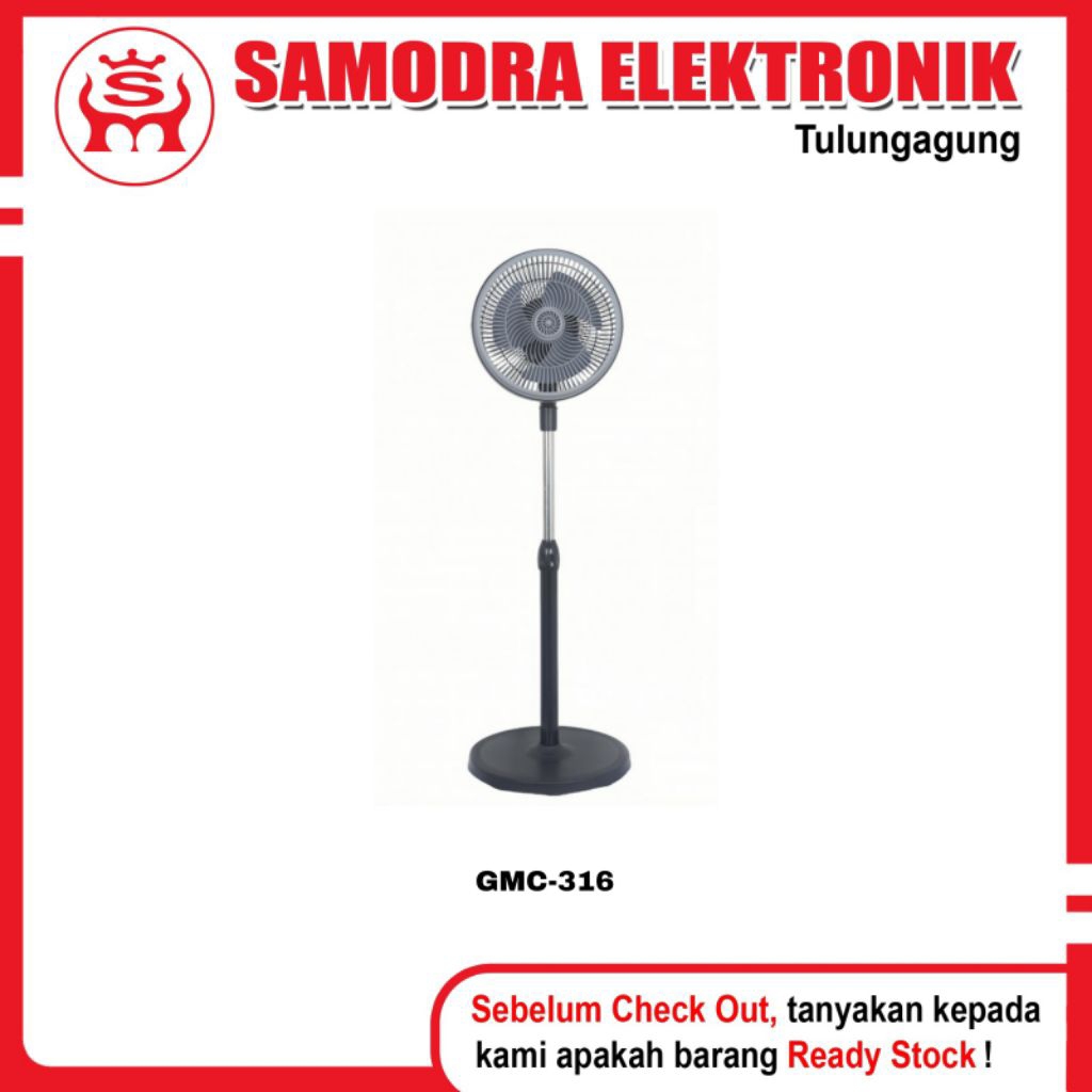 Kipas GMC Berdiri 316 | Stan Fan 12 Inch GMC