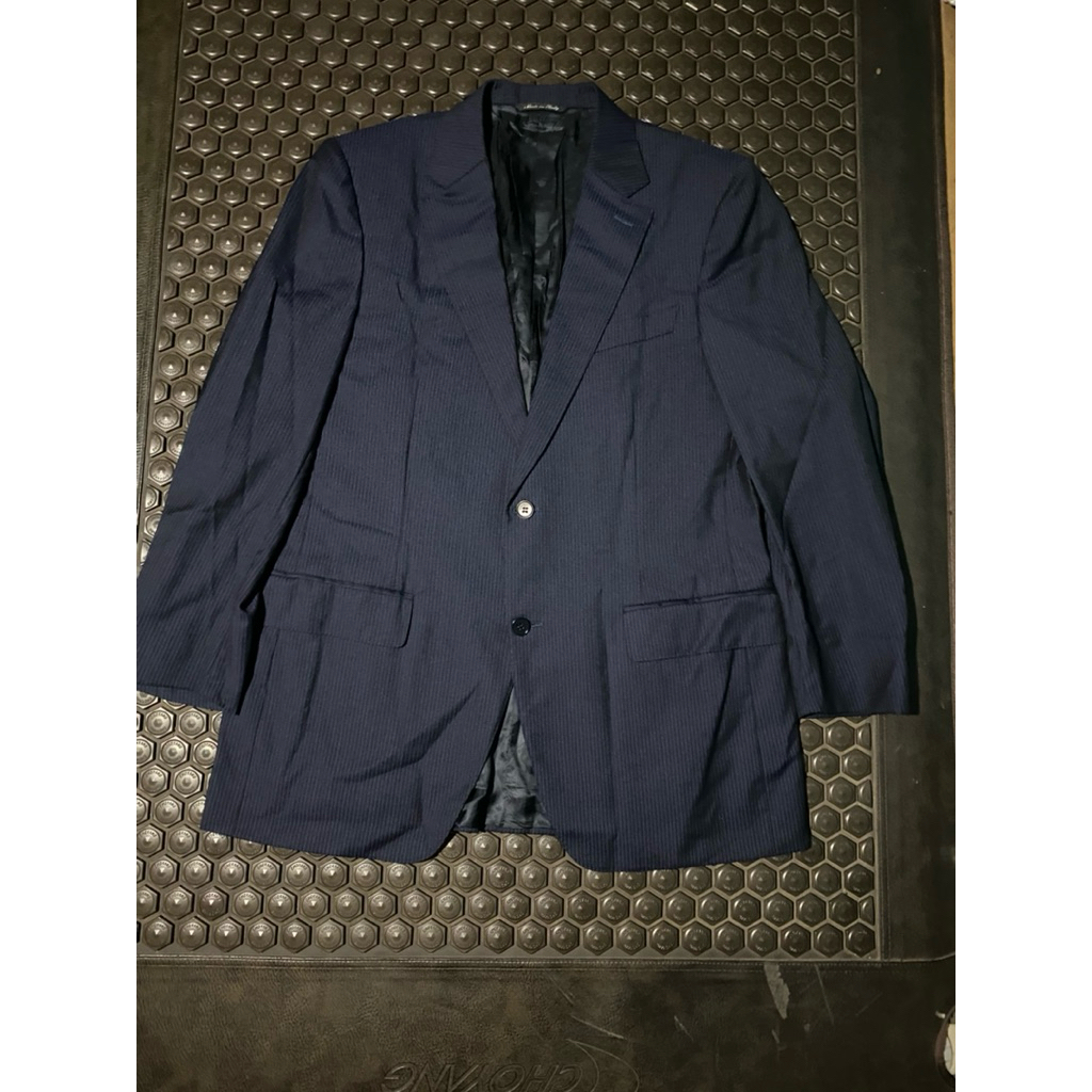 BLAZER JAS SUPER LUXURY CANALI BLUEBLACK SALUR SUPER MEWAH BRANDED ( harga di storenya masih 48 juta