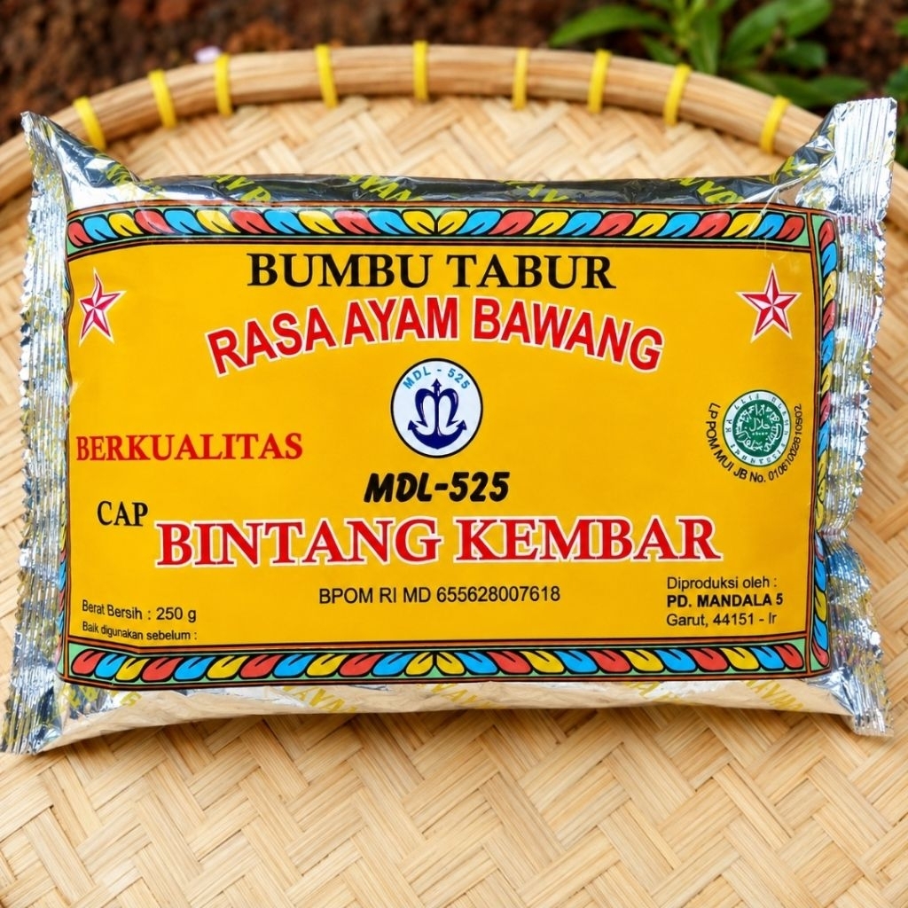 Bumbu Atom Bintang | Bumbu Tabur 250gr | Rasa Ayam Bawang | Bumbu Penyedap Atom Bintang