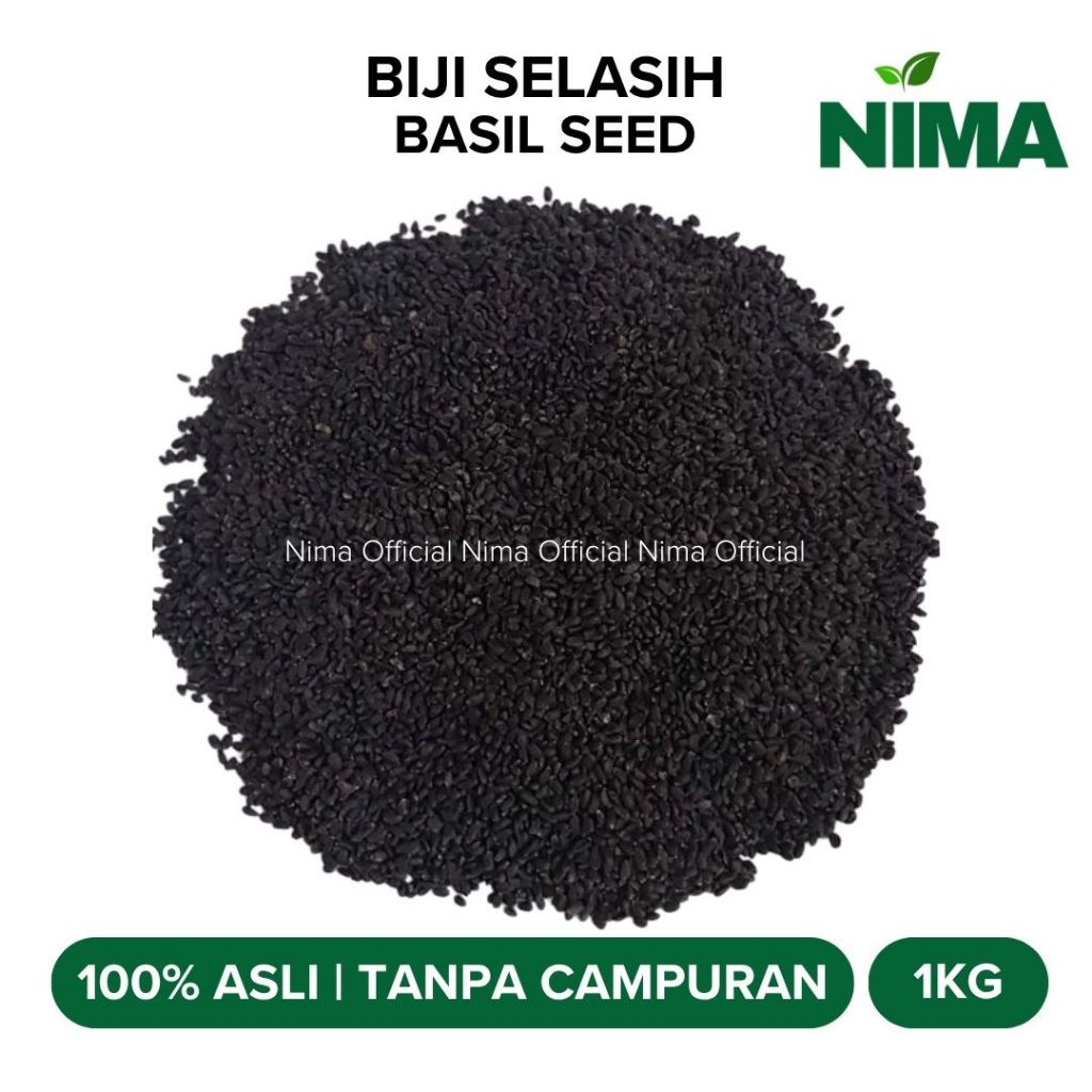 1KG | Biji Selasih | Basil Seed | Premium