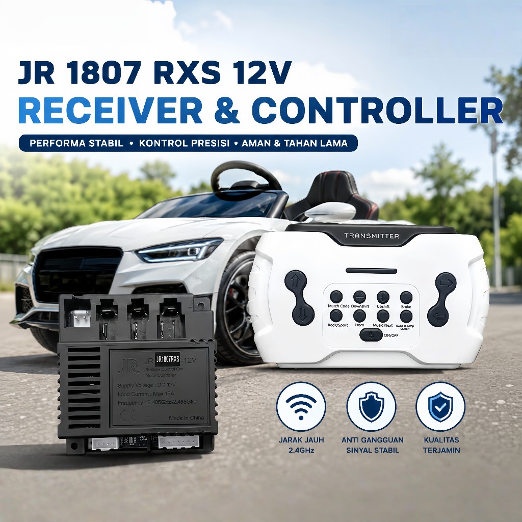 Panarima Remote Control JR1807RXS 12V Kids Car Receiver
