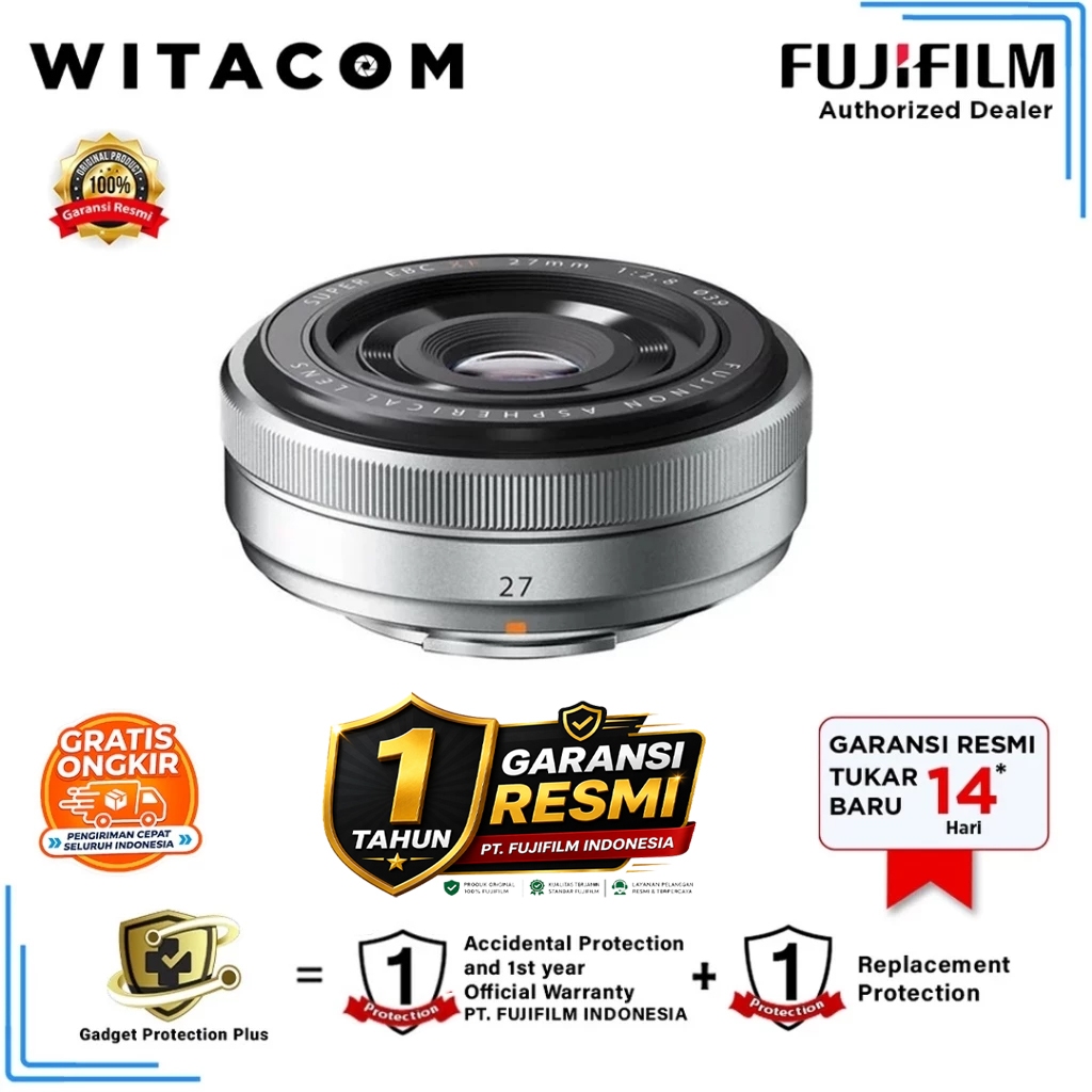 Fujifilm Fujinon XF 27mm XF27 mm f2.8 R WR - Black