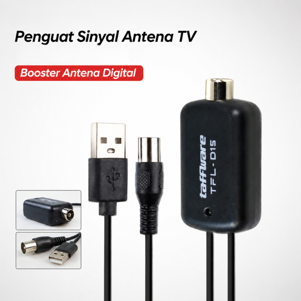 Booster  Antena TV Penguat Sinyal