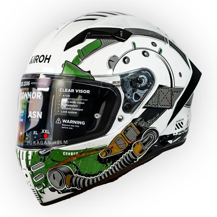 AIROH CONNOR ALLIGATOR GLOSS FULL FACE HELMET
