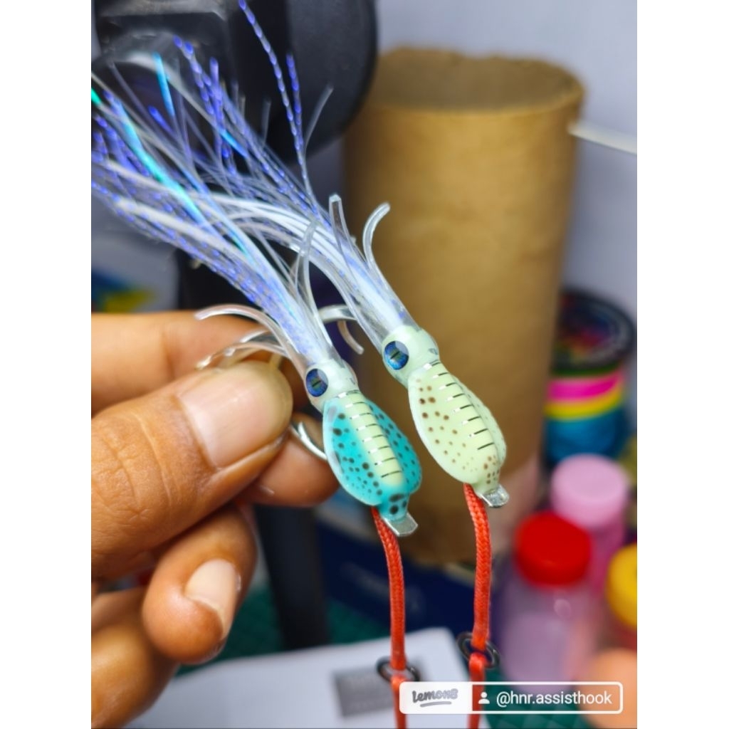 Assist Hook Squid Ukuran 4/0 Rekomendasi Jig 250-350g