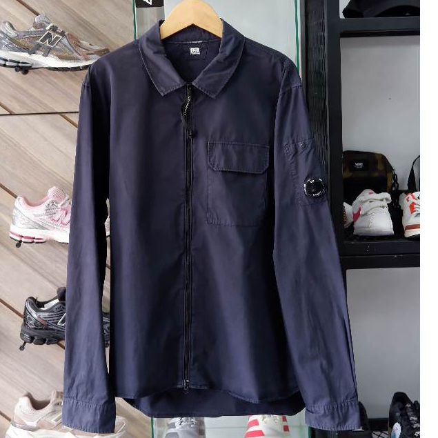 CP COMPANY OVERSHIRT JACKET BLACK