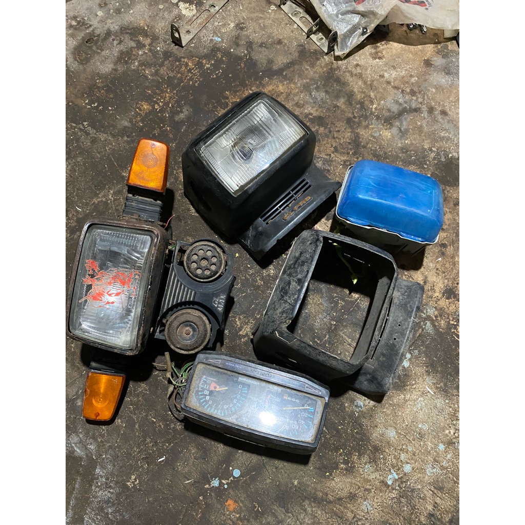 LAMPU DEPAN SET GL MAX SET GLMAX BATOK SPIDO SPIDOMETER ORI ORIGINAL SECOND COPOTAN