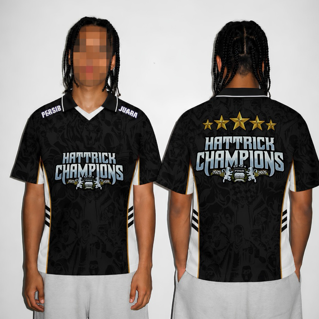 SUND33 || BDG Champions Jersey black Football tee