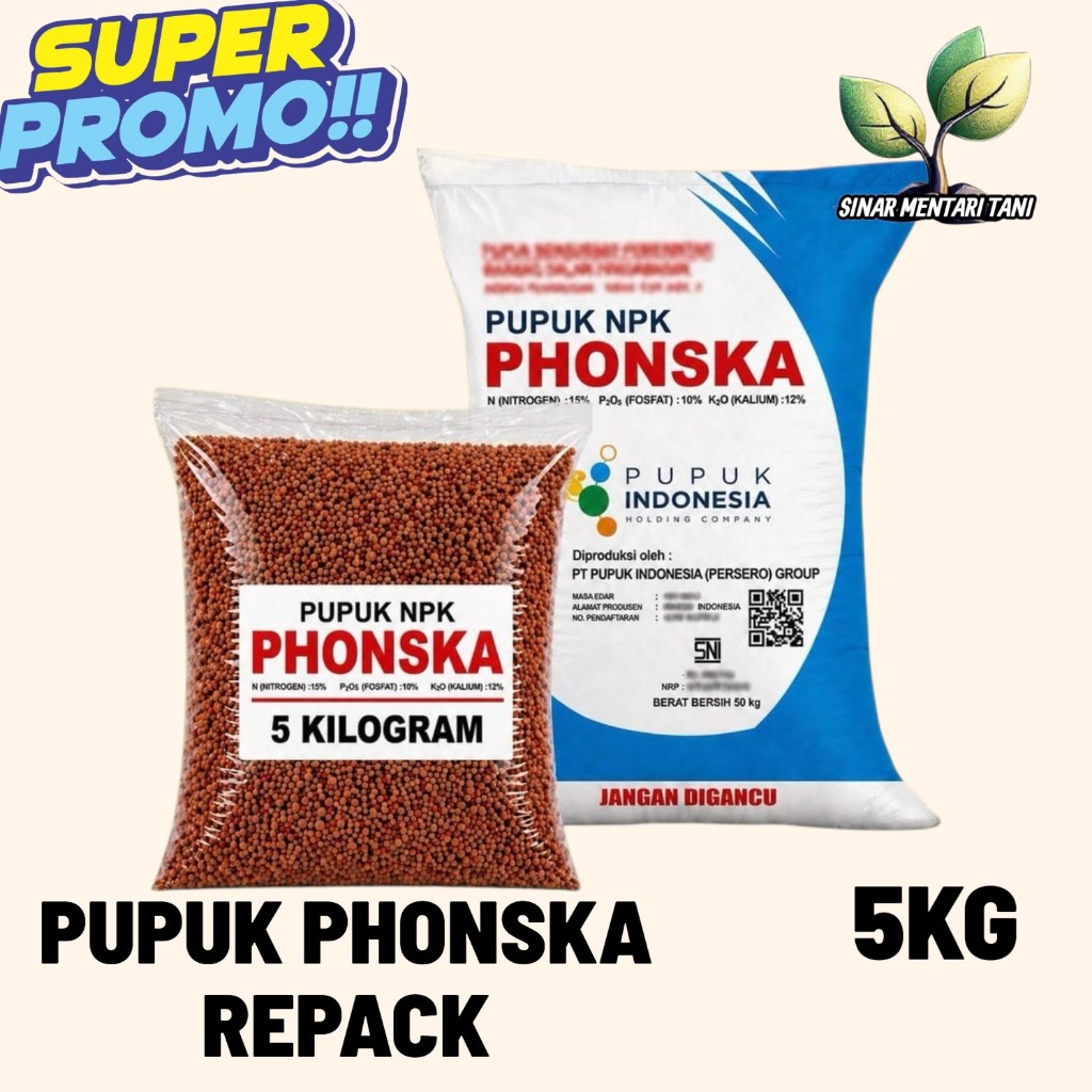 Pupuk PHOSKA Non Subsidi Kemasan repack 5kg