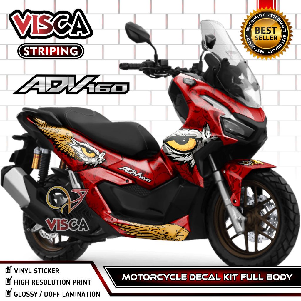 Decal ADV 160 Full Body - Stiker ADV 160 Full Body - Dekal ADV 160 Full Body - Striping ADV 160 Vari
