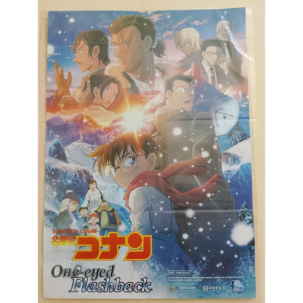Poster Detective Conan One Eyed Flashback 2025 Original
