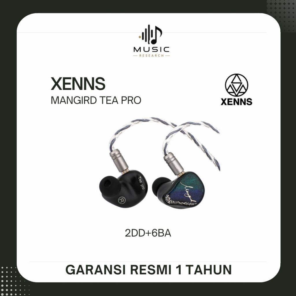 Xenns Mangird Tea Pro 2DD+6BA In Ear Monitor