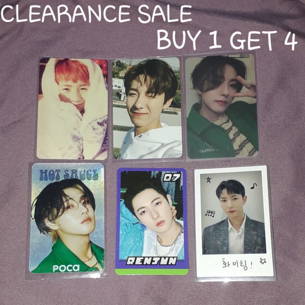 wts Renjun ICFA MFAL Wink Empathy Beat It Up VCE Jump Up Kihno We Boom PC Photocard Official