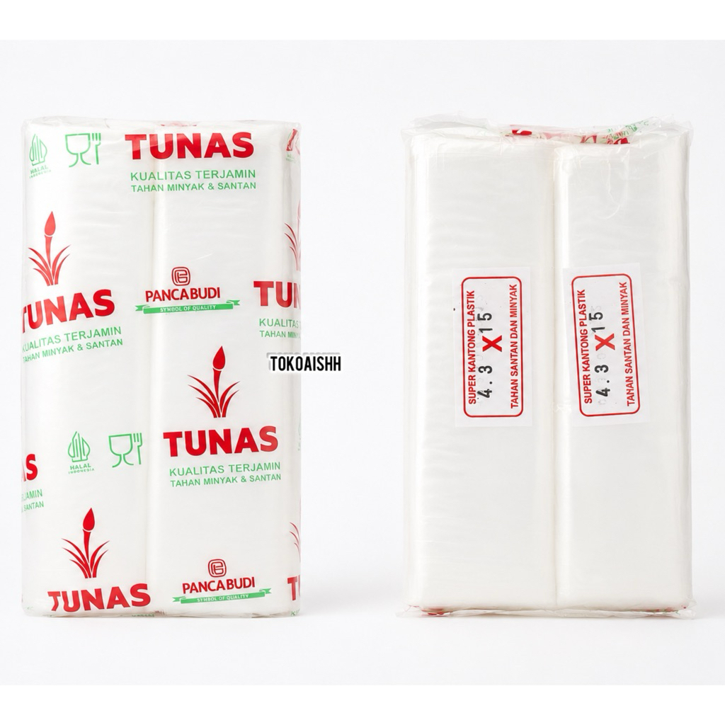 Plastik Es Lilin 4,3 x 15 merk tunas - plastik es lilin TUNAS PE KECIL - plastik es lilin kecil - pl