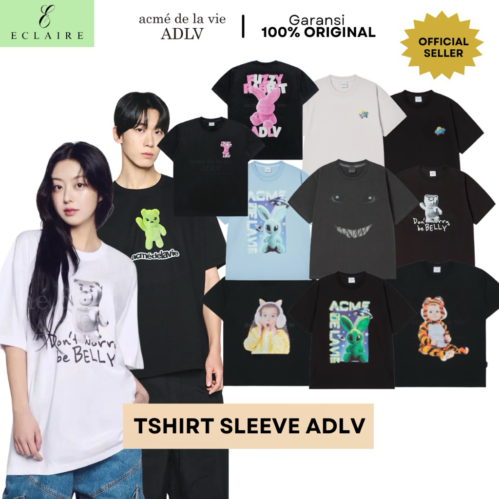 ADLV Green Bear Black T-Shirt