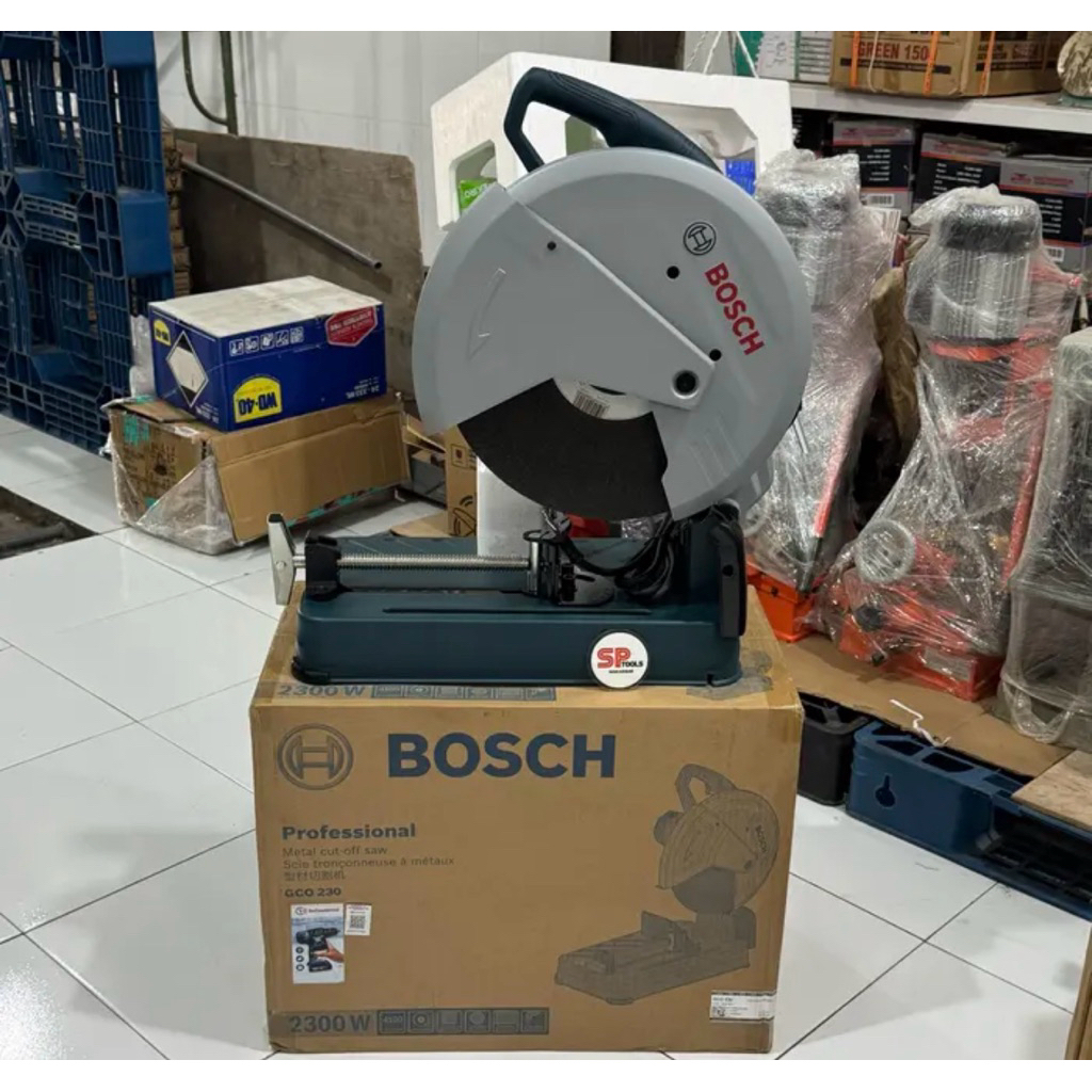 Mesin pemotong besi cut off 14 inc Bosch CGO 230 / gerinda duduk pemotong besi 14inc bosch