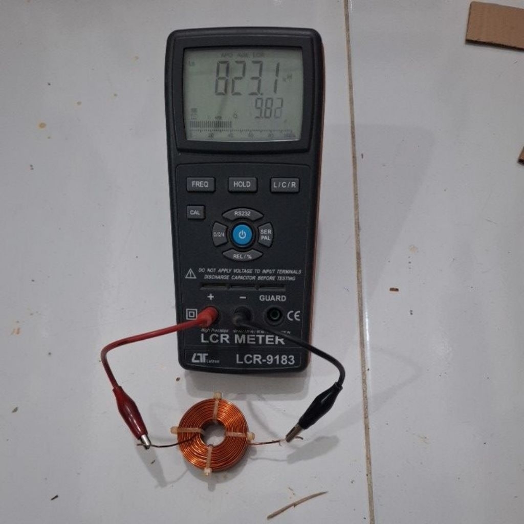 coil lilitan crossover pasif 0.82mh 1mm
